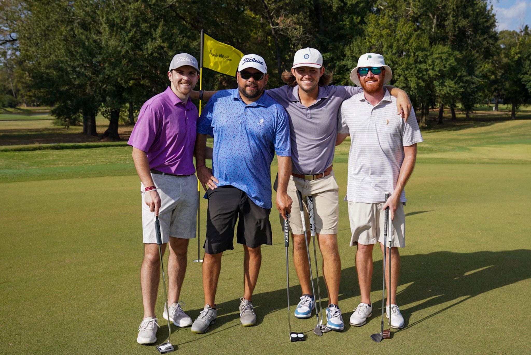 Golfers at the annual Project Playground fundraiser tournament